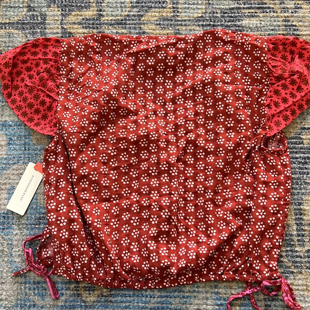 NWT Anthropologie 2 piece short set - size small - Picture 6 of 6